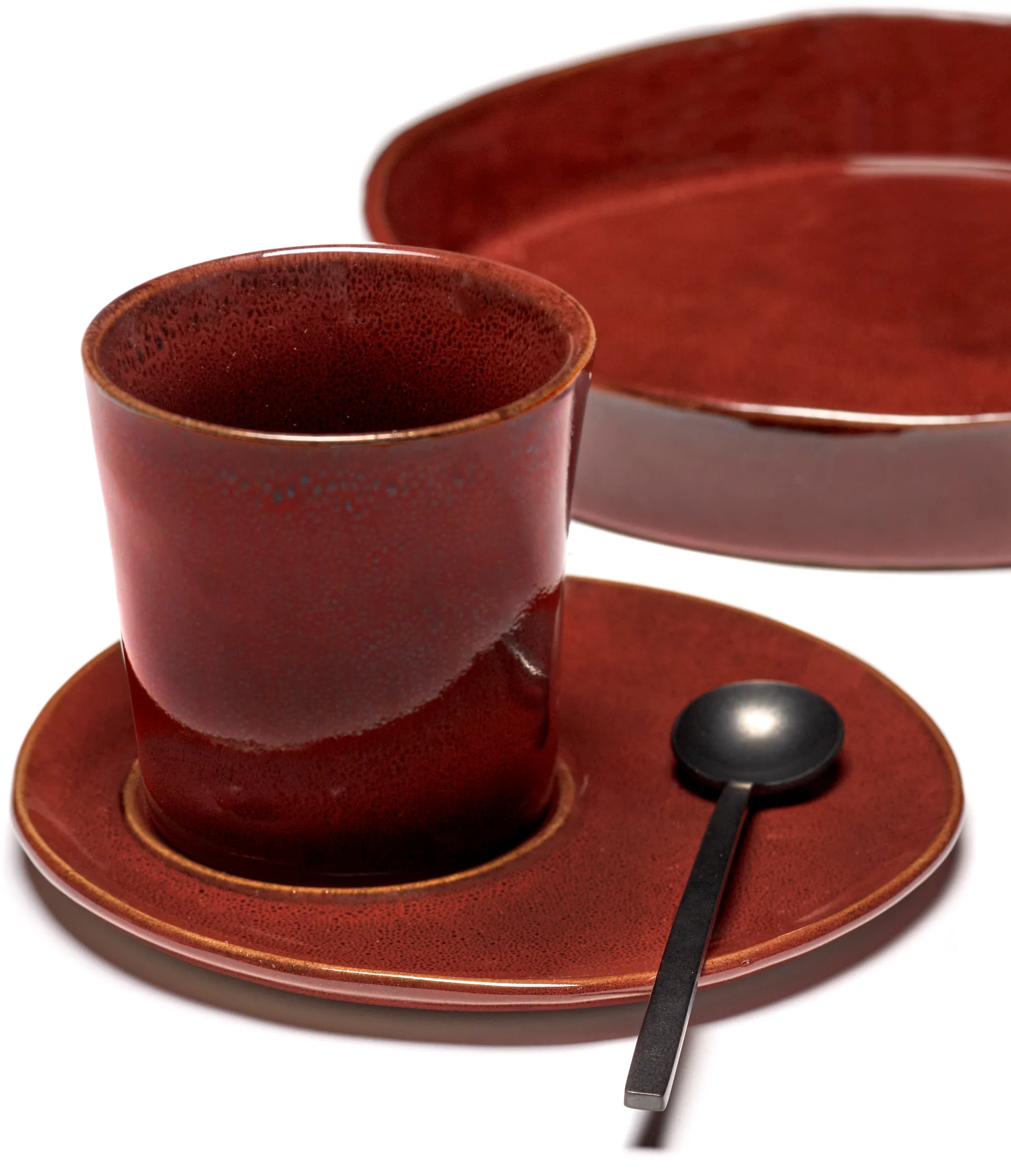 La Mère underkop til kaffekop Ø14,5 cm 2 stk, Venetian red Serax
