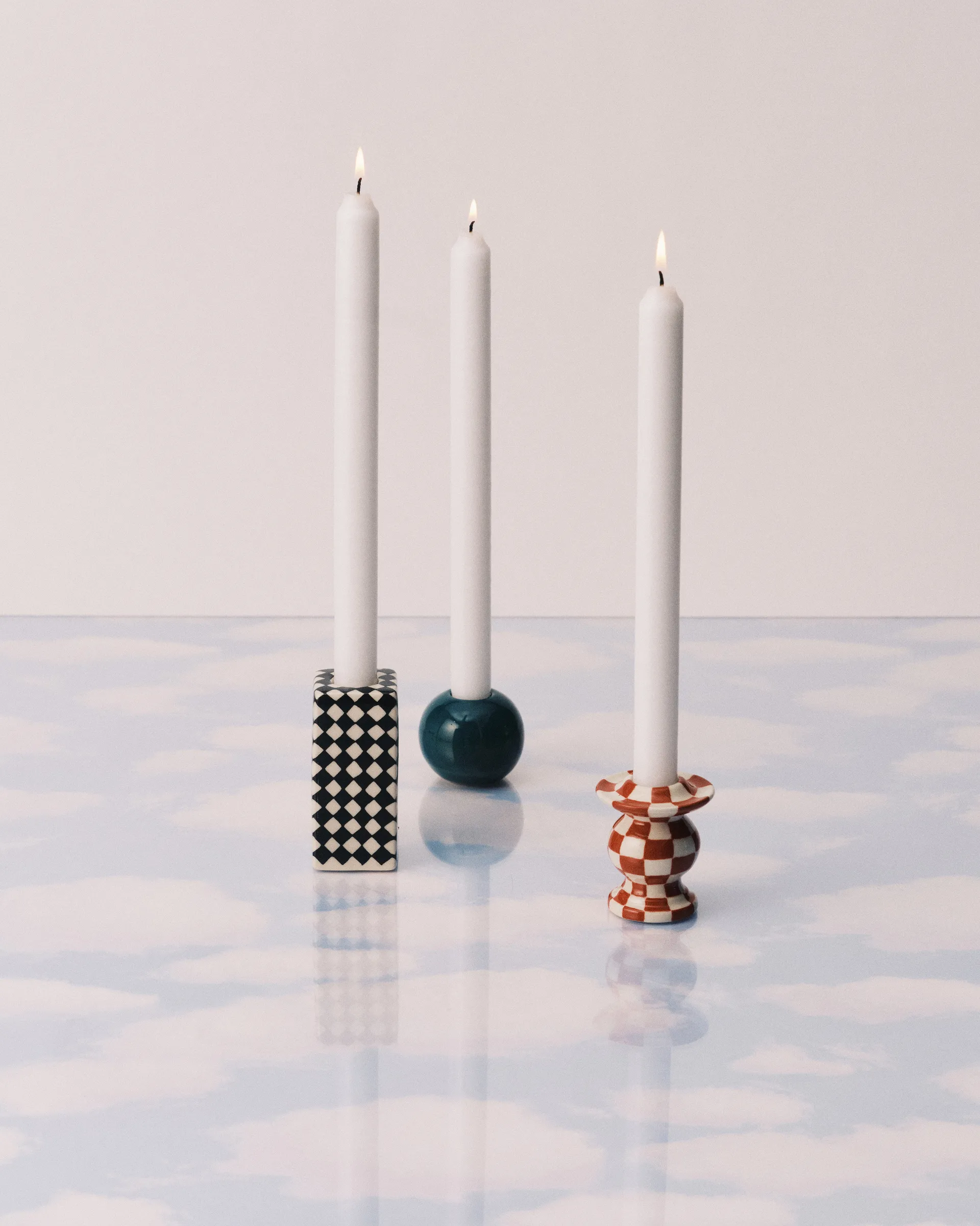 Les Objets Mouleversants lysestager 3 dele, N°1, N°2, N°3 Serax