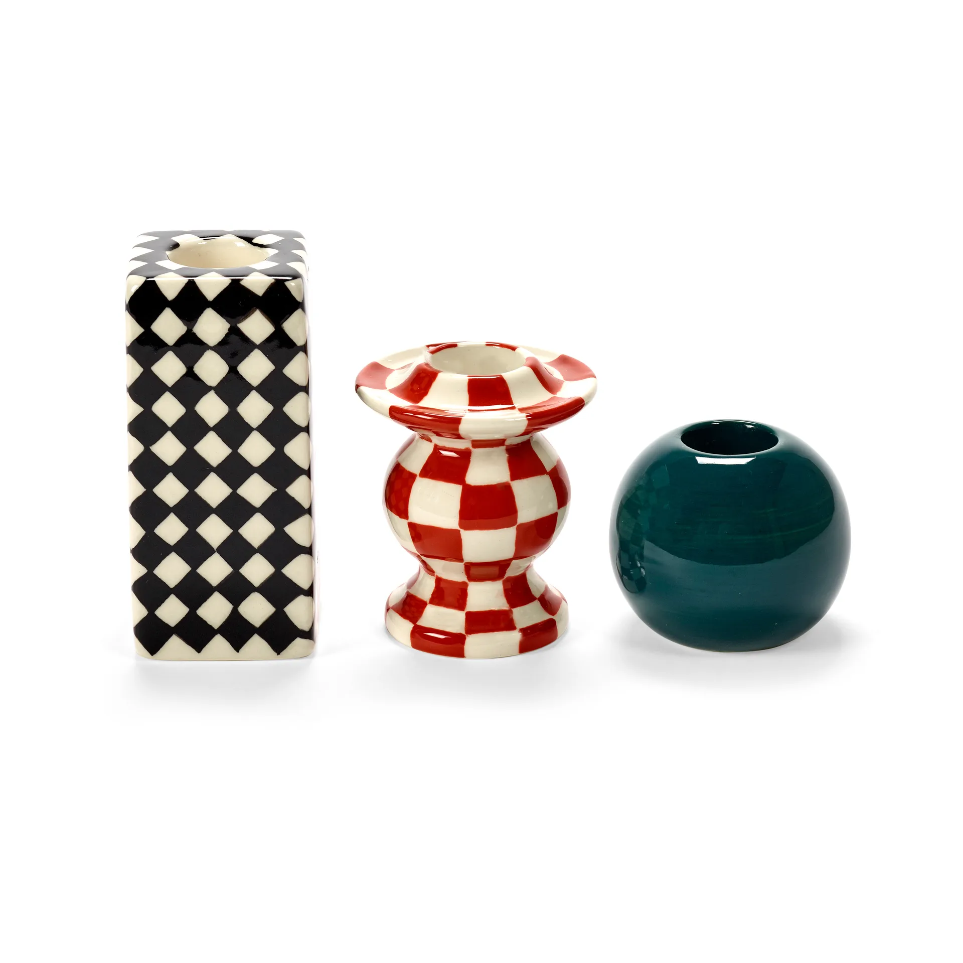 Les Objets Mouleversants N°2 lysestage, Red-white Serax