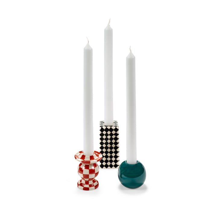 Les Objets Mouleversants N°2 lysestage, Red-white Serax
