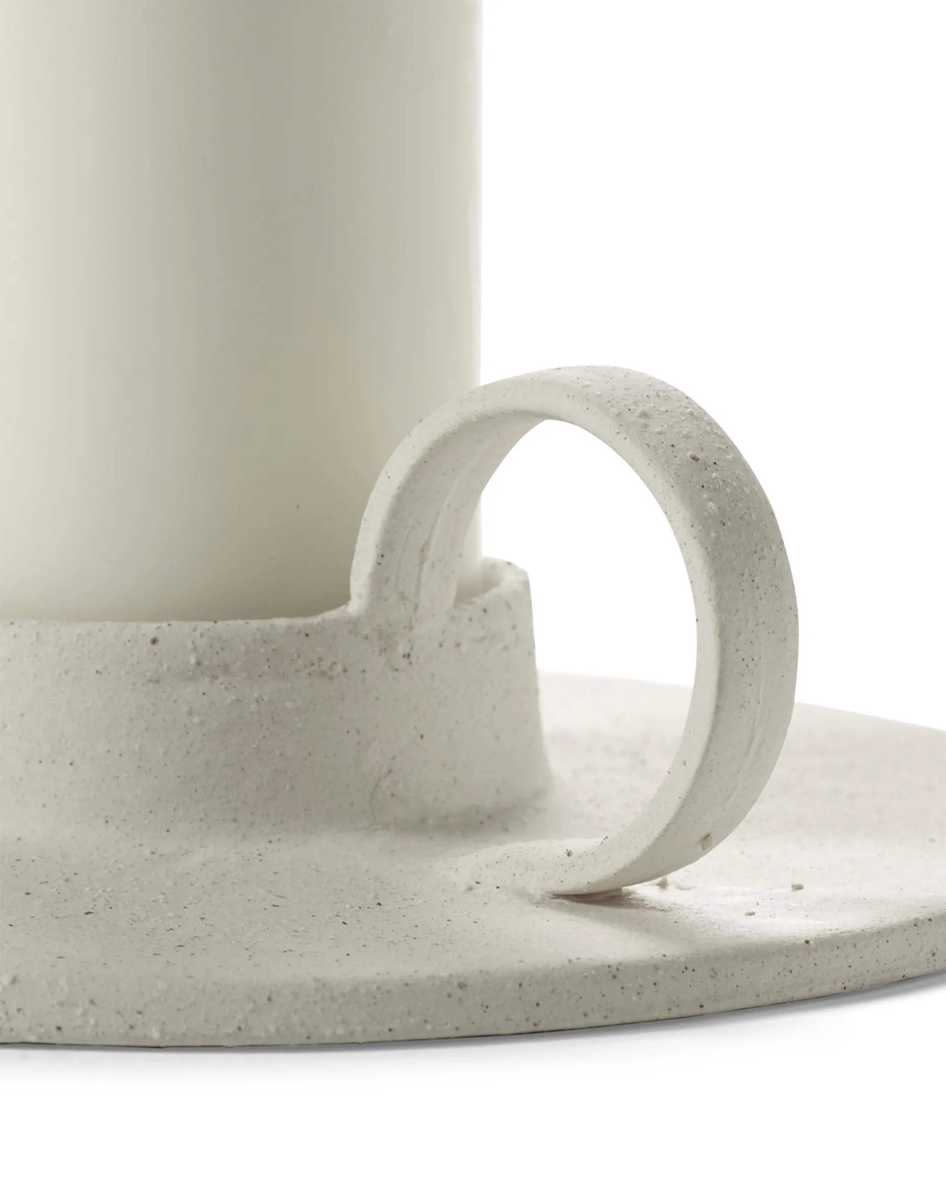 Mira lysestage L, Beige Serax