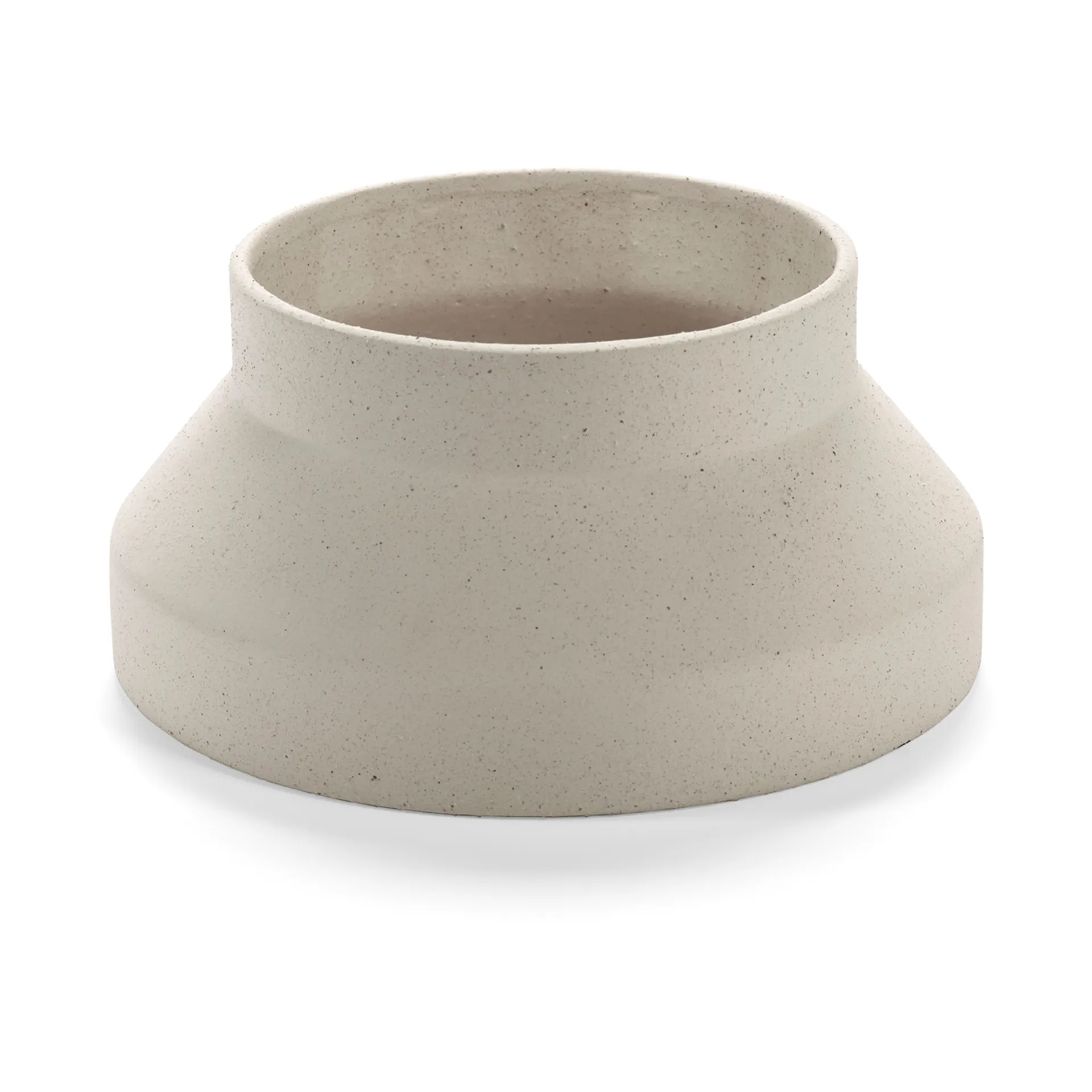 Mira vase/kagefad L, Beige Serax