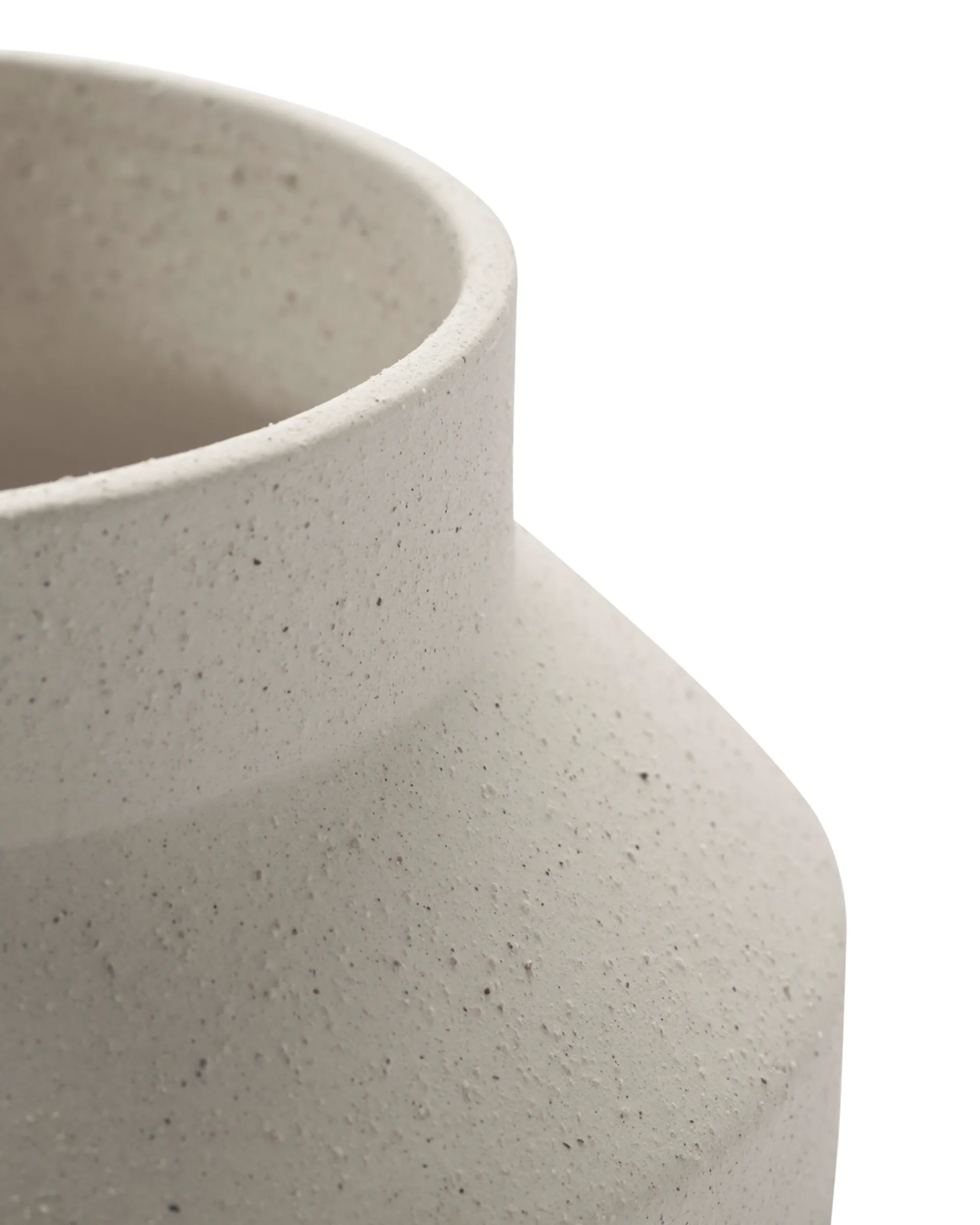 Mira vase/kagefad L, Beige Serax