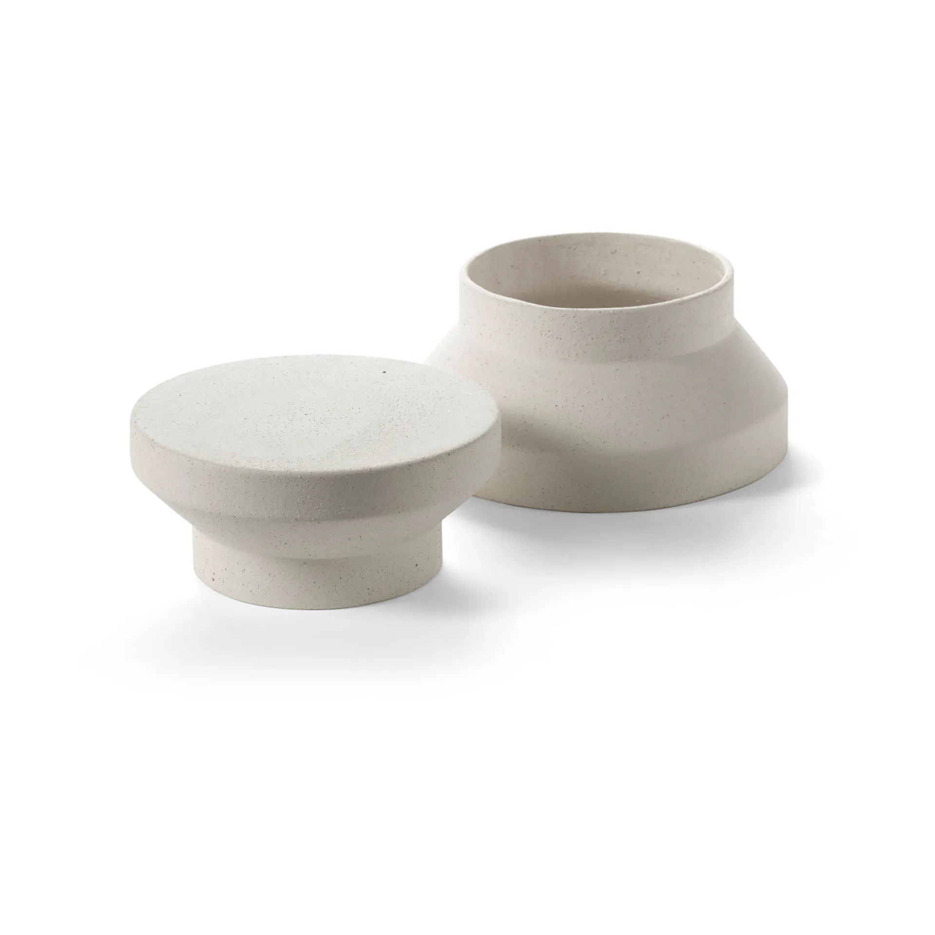 Mira vase/kagefad S, Beige Serax