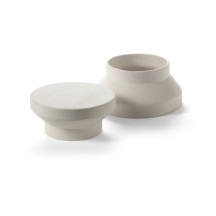 Mira vase/kagefad S, Beige Serax