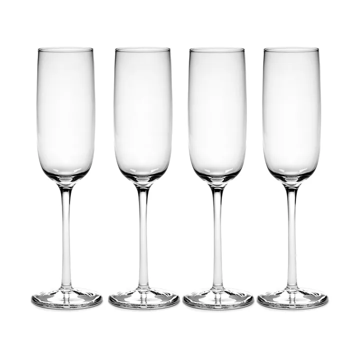 Passe-Partout champagneglas 15 cl 4-pak Klar - Serax
