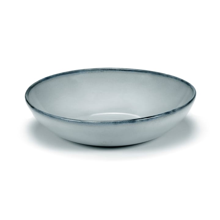 Pure Blue Glazed dyb tallerken Ø19,5 cm - Blå - Serax