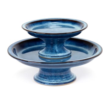 Pure kagefad glaseret L Ø23,5 cm - Dark Blue - Serax