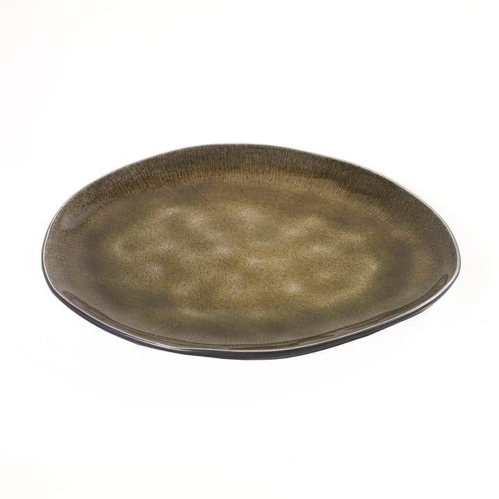 Pure oval tallerken medium - Green - Serax