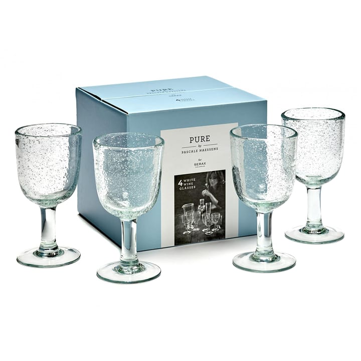 Pure Pascale hvidvinsglas 4-pak - Klar - Serax