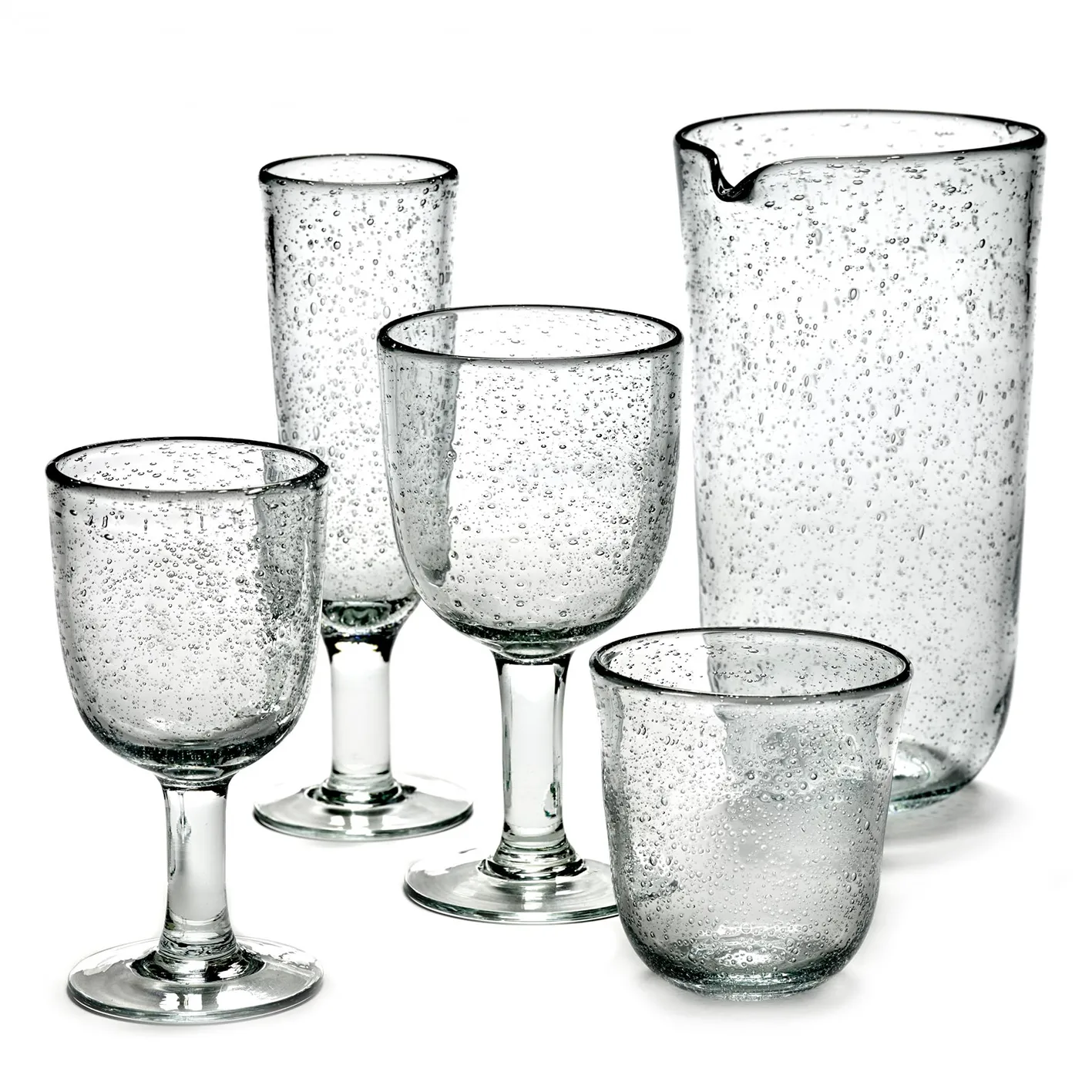 Pure Pascale rødvinsglas 4-pak Klar,  Serax