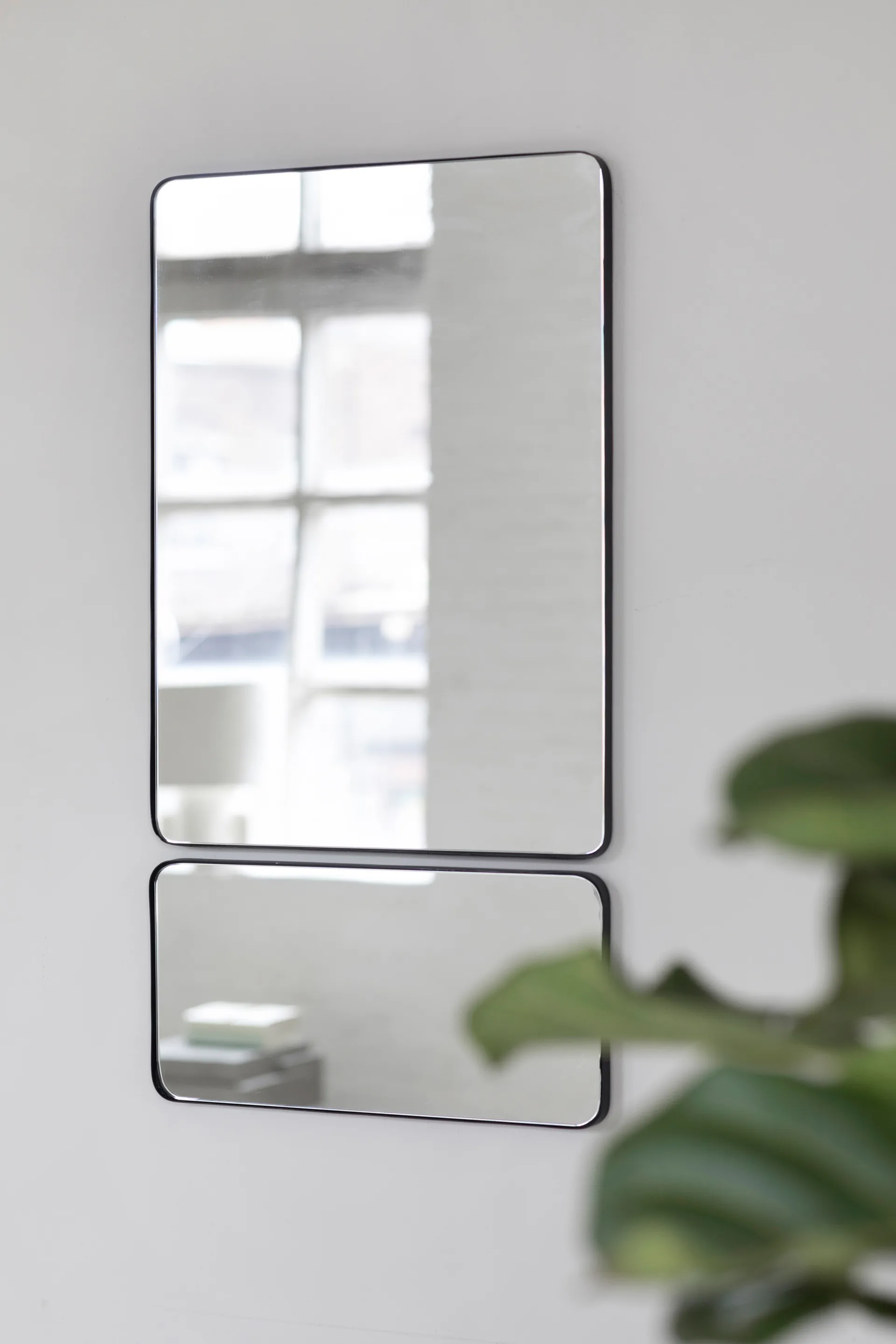 Serax spejl E 20x40 cm, Black Serax