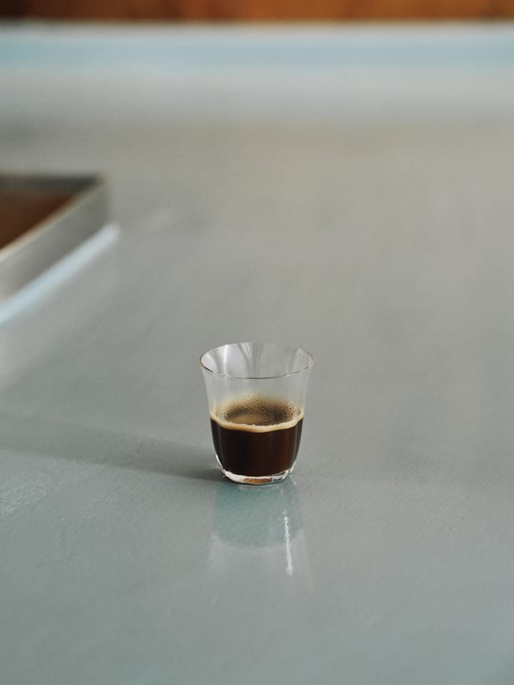 Silhouette dobbelt espressoglas 11 cl, Clear Serax