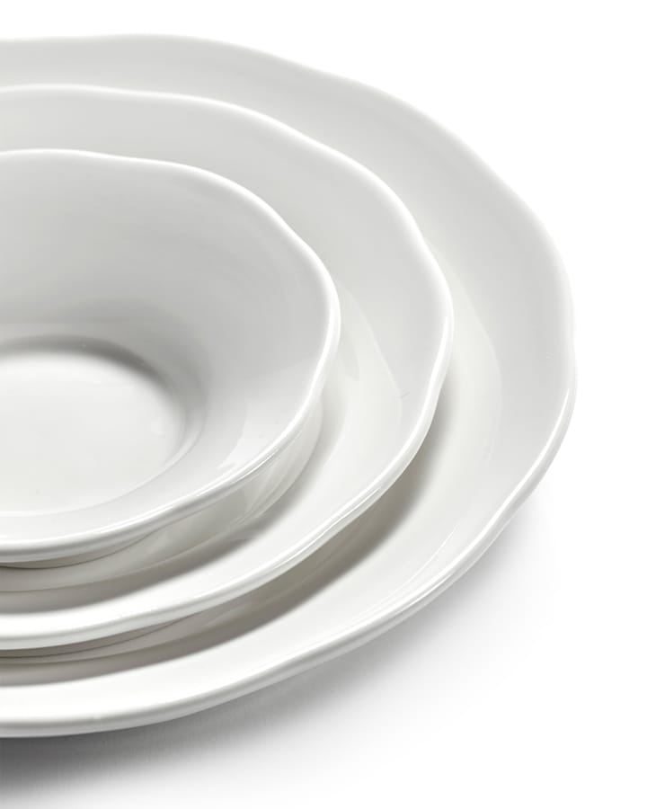 Silhouette dyb sidetallerken S Ø10,5 cm, White Serax