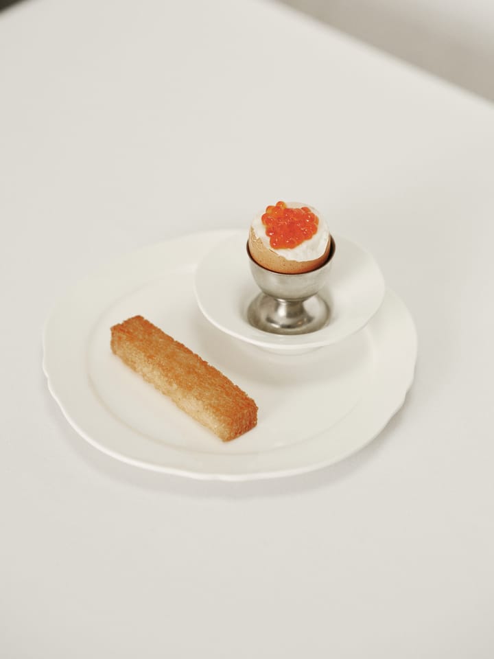 Silhouette dyb sidetallerken S Ø10,5 cm, White Serax