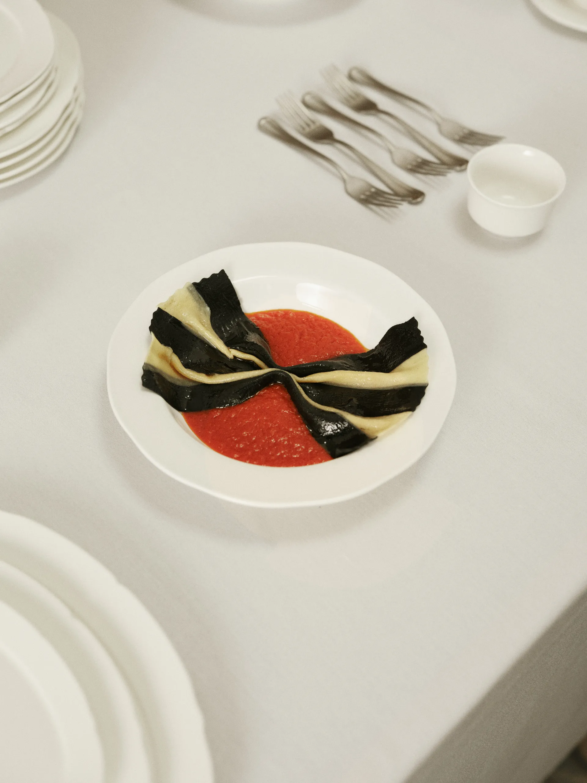 Silhouette dyb tallerken L Ø27 cm 4 stk, White Serax