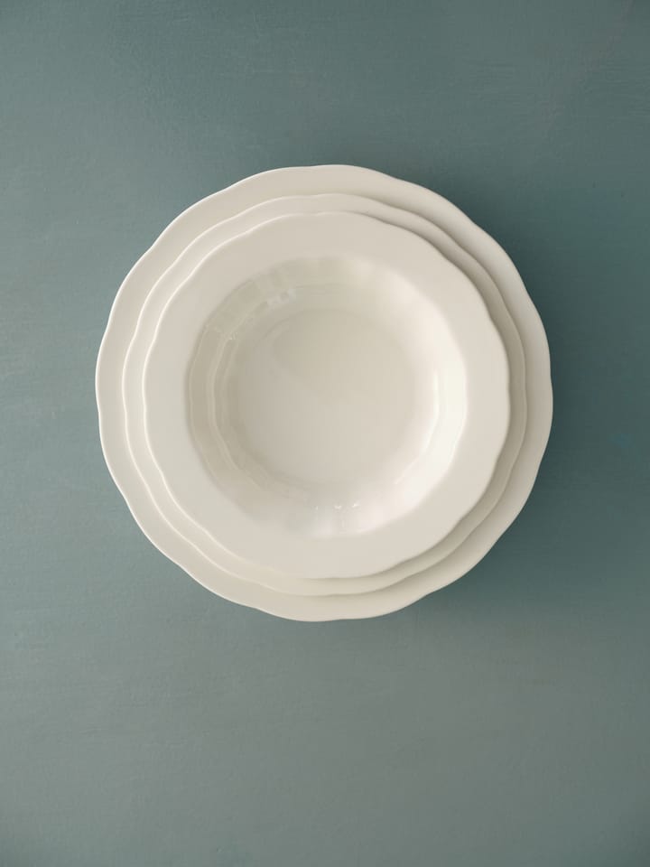 Silhouette dyb tallerken S Ø21,5 cm, White Serax