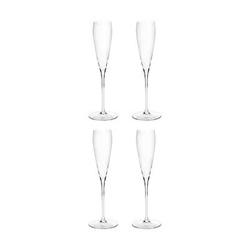 Silhouette flute champagneglas 15 cl 4 stk - Clear - Serax