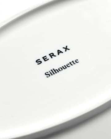Silhouette oval dyb tallerken L 21x30 cm - White - Serax
