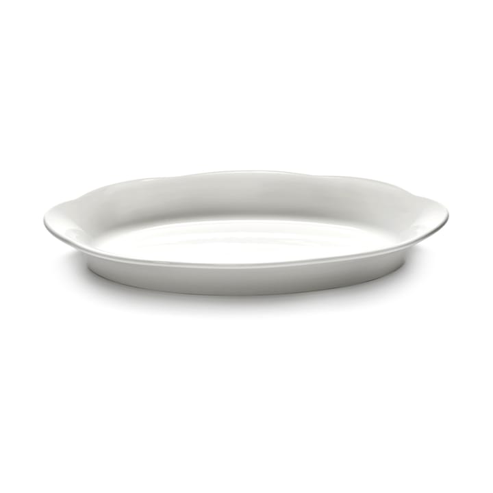 Silhouette oval dyb tallerken M 15x24,5 cm - White - Serax