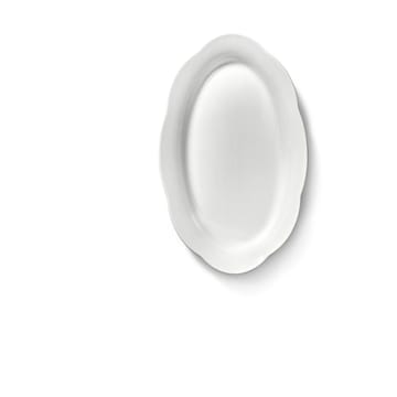 Silhouette oval dyb tallerken M 15x24,5 cm - White - Serax