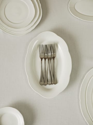 Silhouette oval dyb tallerken M 15x24,5 cm - White - Serax