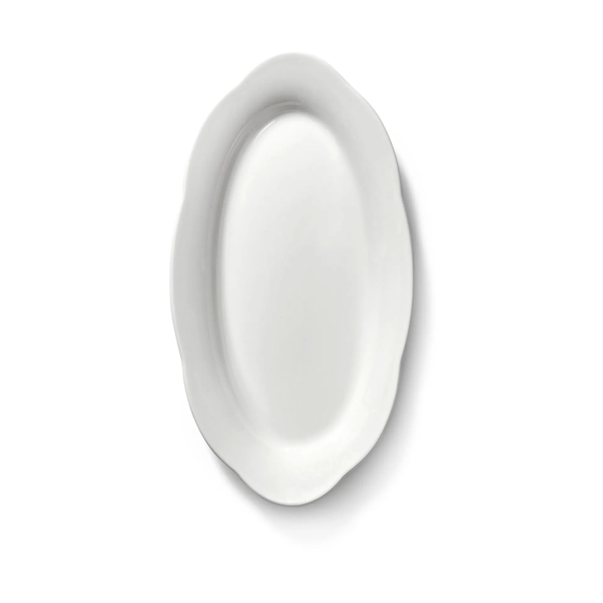 Silhouette oval dyb tallerken S 10x18,5 cm 2 stk, White Serax