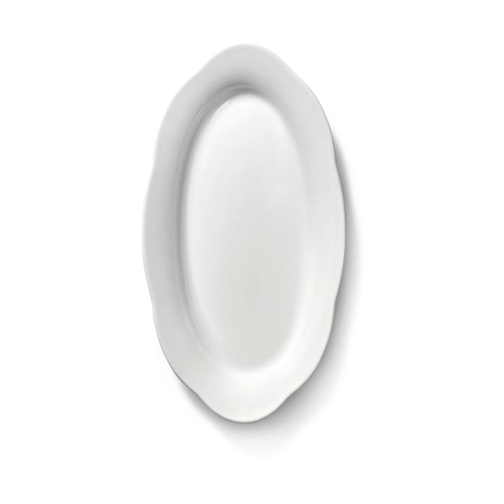 Silhouette oval dyb tallerken S 10x18,5 cm, White Serax