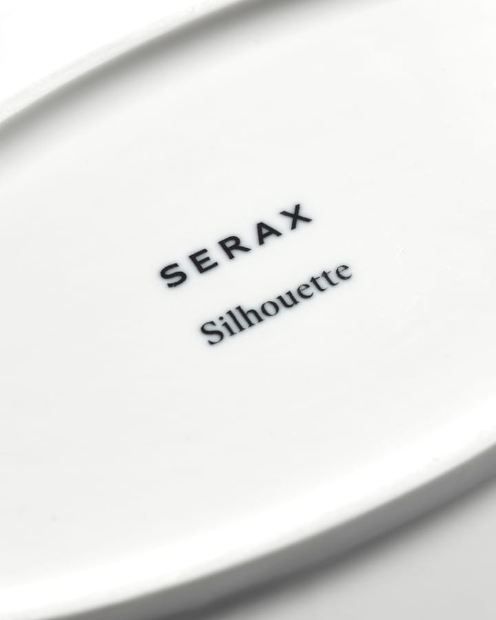 Silhouette oval dyb tallerken S 10x18,5 cm, White Serax