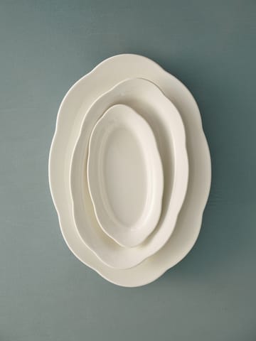 Silhouette oval dyb tallerken S 10x18,5 cm - White - Serax