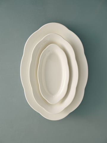Silhouette oval dyb tallerken S 10x18,5 cm - White - Serax