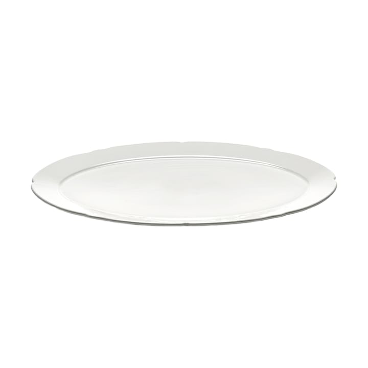 Silhouette oval tallerken L 21x30 cm - White - Serax