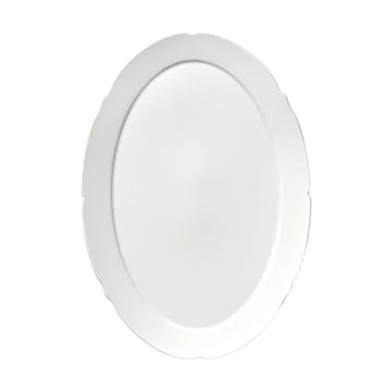 Silhouette oval tallerken L 21x30 cm - White - Serax