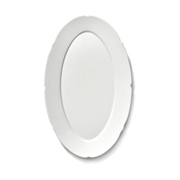 Silhouette oval tallerken M 15x24,5 cm 4 stk - White - Serax