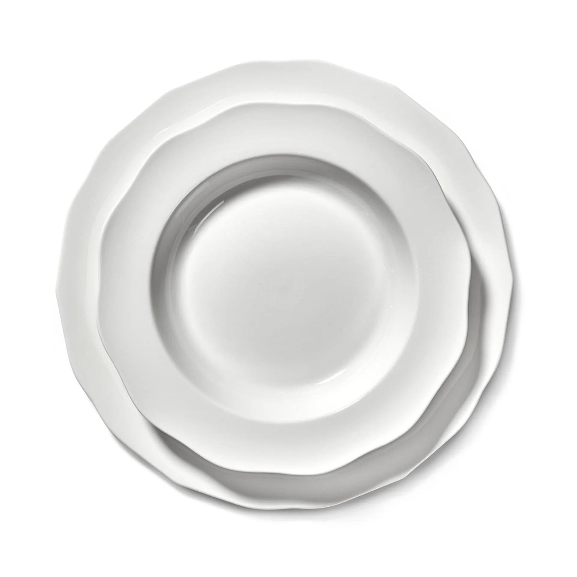 Silhouette pasta tallerken Ø22 cm 4 stk, White Serax