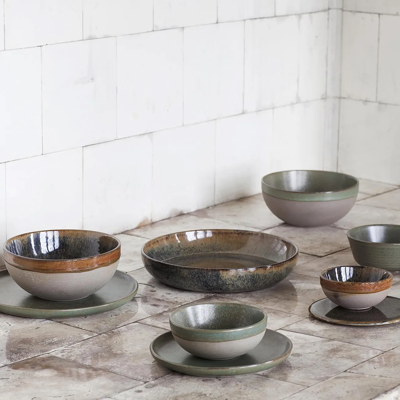 Surface dyb tallerken 19 cm, Indi grey Serax