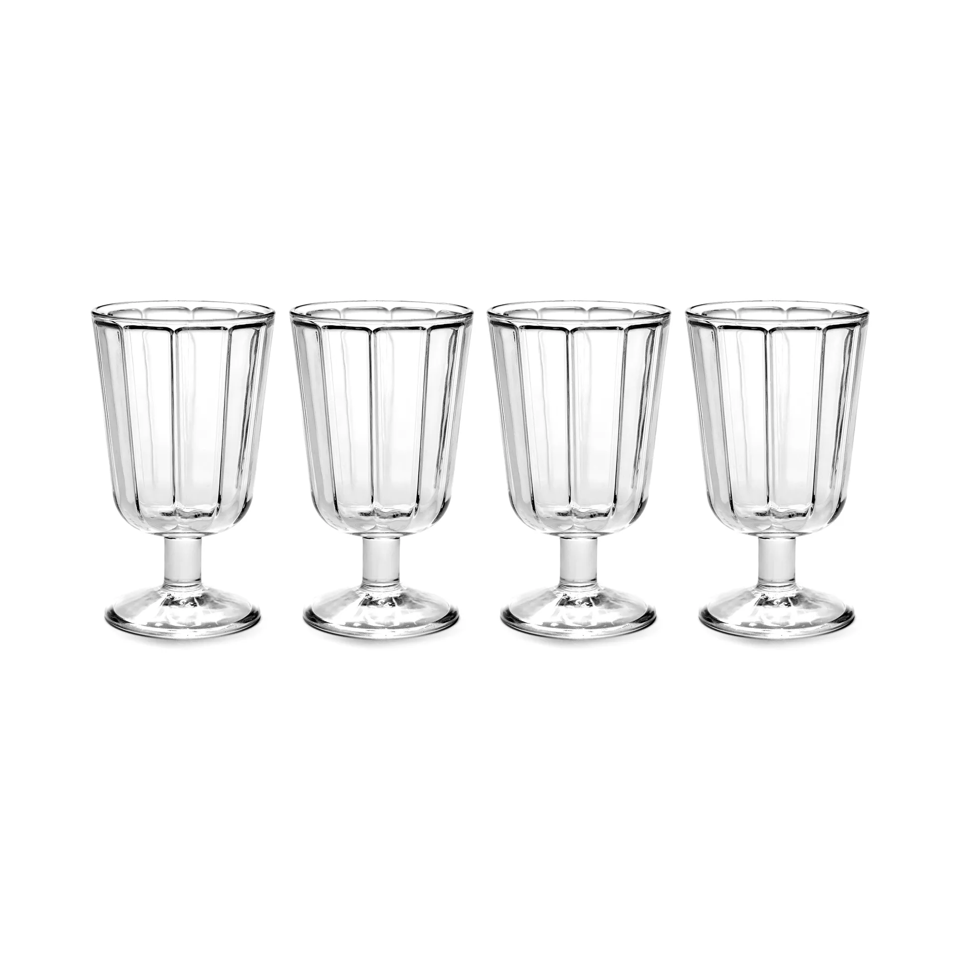 Surface rødvinsglas 23 cl 4-pak Klar,  Serax