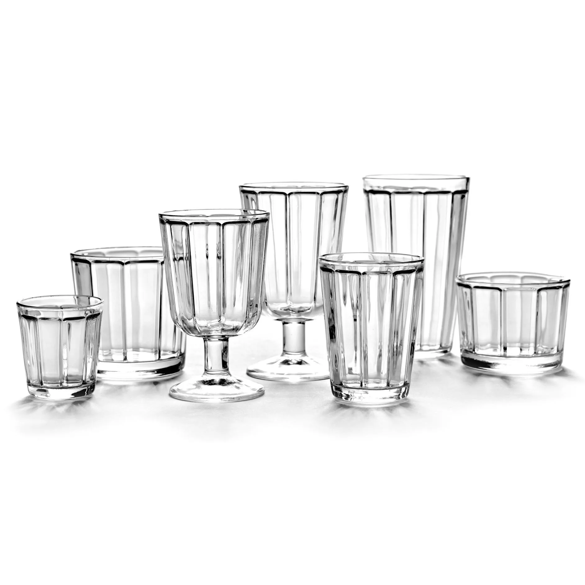 Surface rødvinsglas 23 cl 4-pak Klar,  Serax