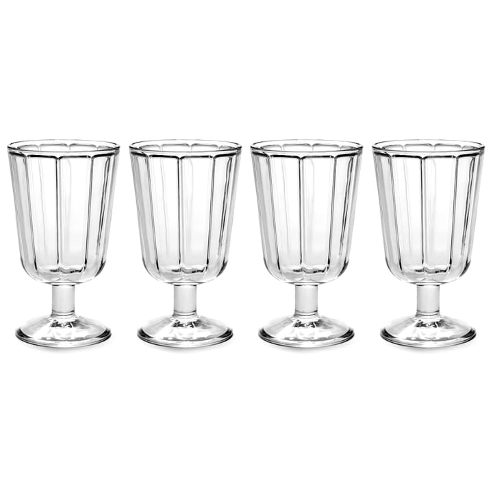 Surface rødvinsglas 23 cl 4-pak - Klar - Serax