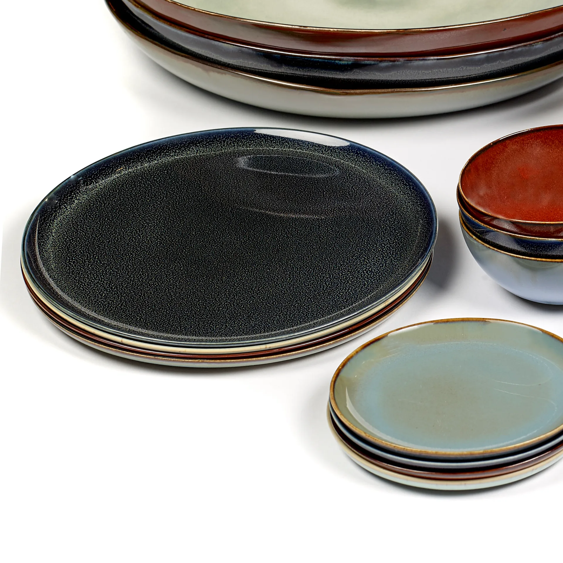 Terres de Rêves asiet 13 cm, Smokey blue Serax