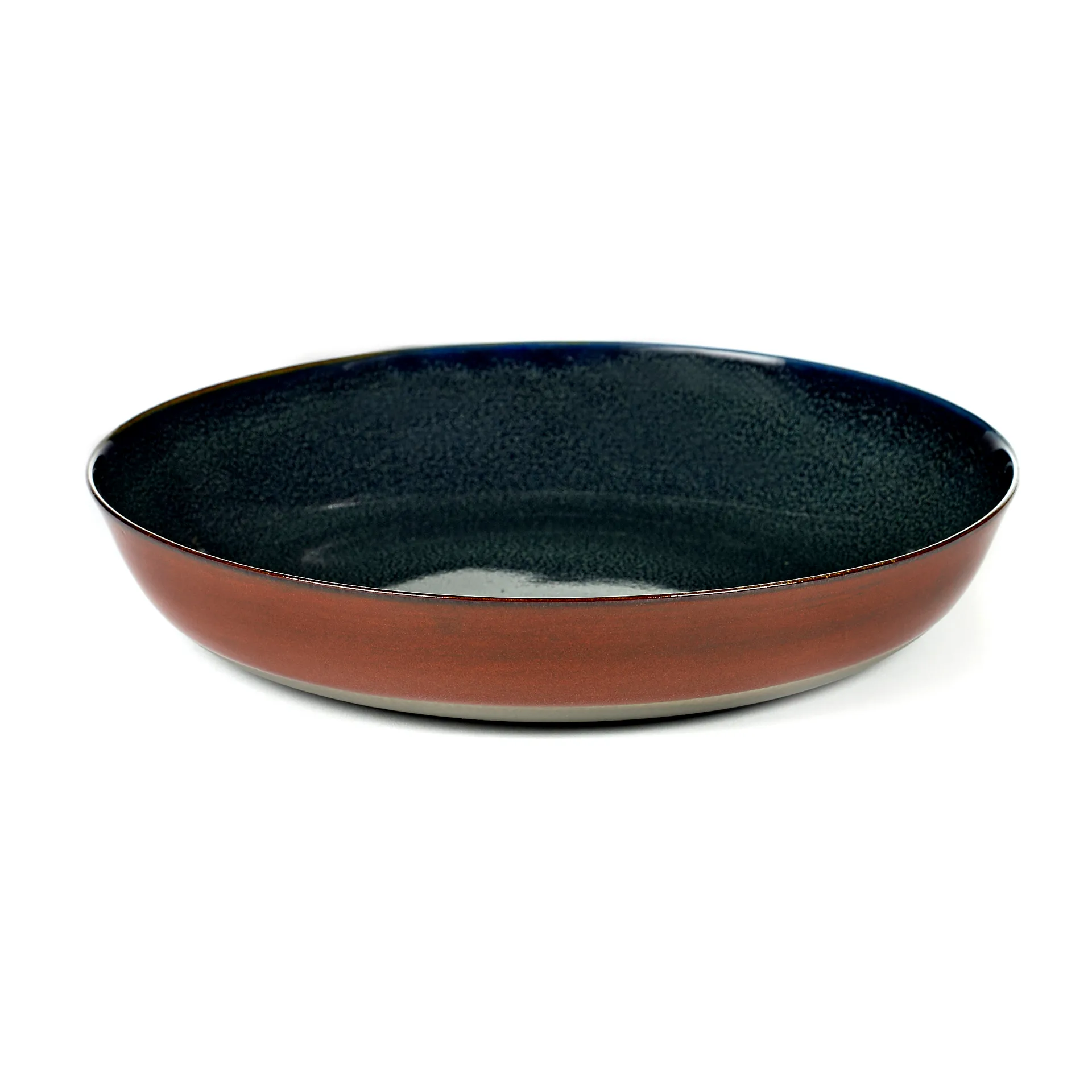 Terres de Rêves tallerken 21 cm, Dark blue/Rust Serax