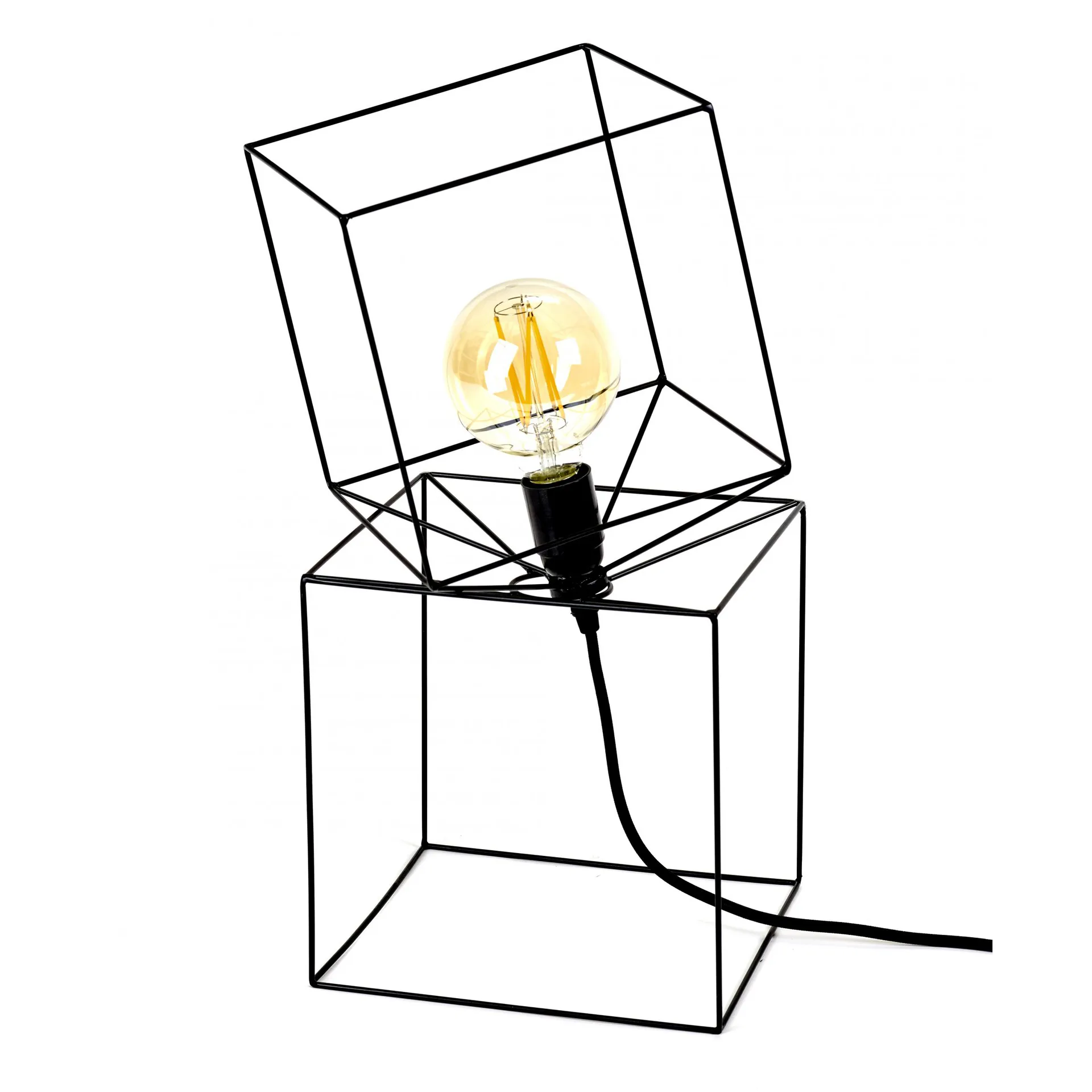 Trompe l'oeil bordlampe, Sort Serax