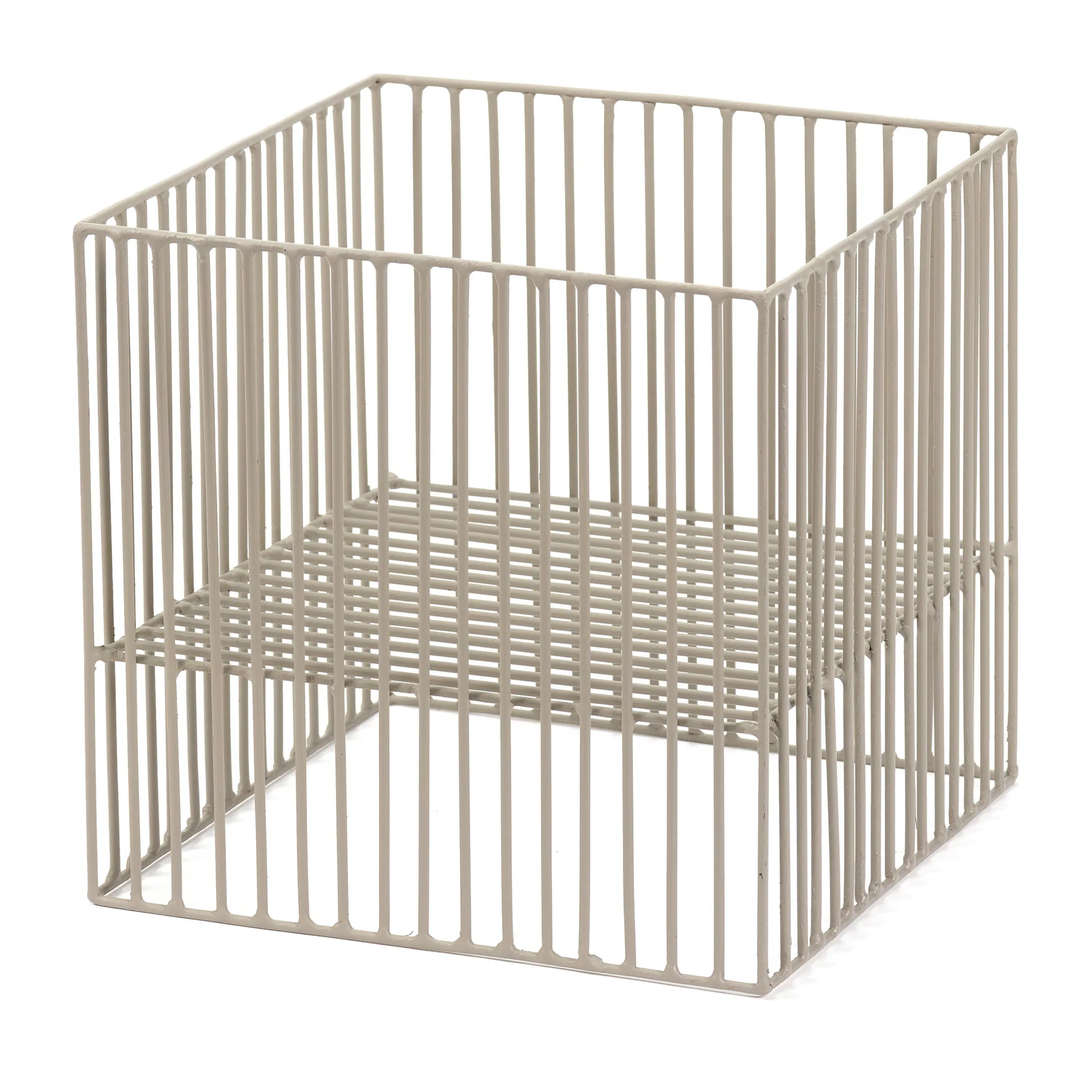 Turn kurv firkantet 22x22 cm, Grey Serax