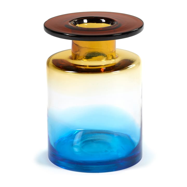 Wind & Fire vase 27 cm - Blue/Amber - Serax