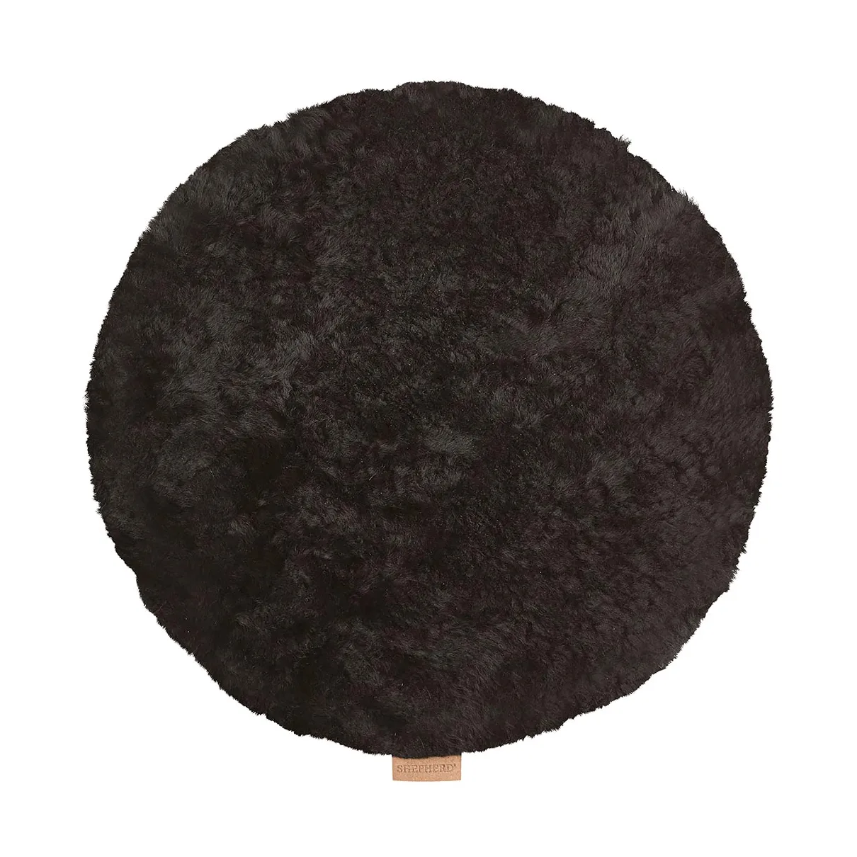 Jill stolehynde polstret, Sort, Ø36 cm Shepherd of Sweden