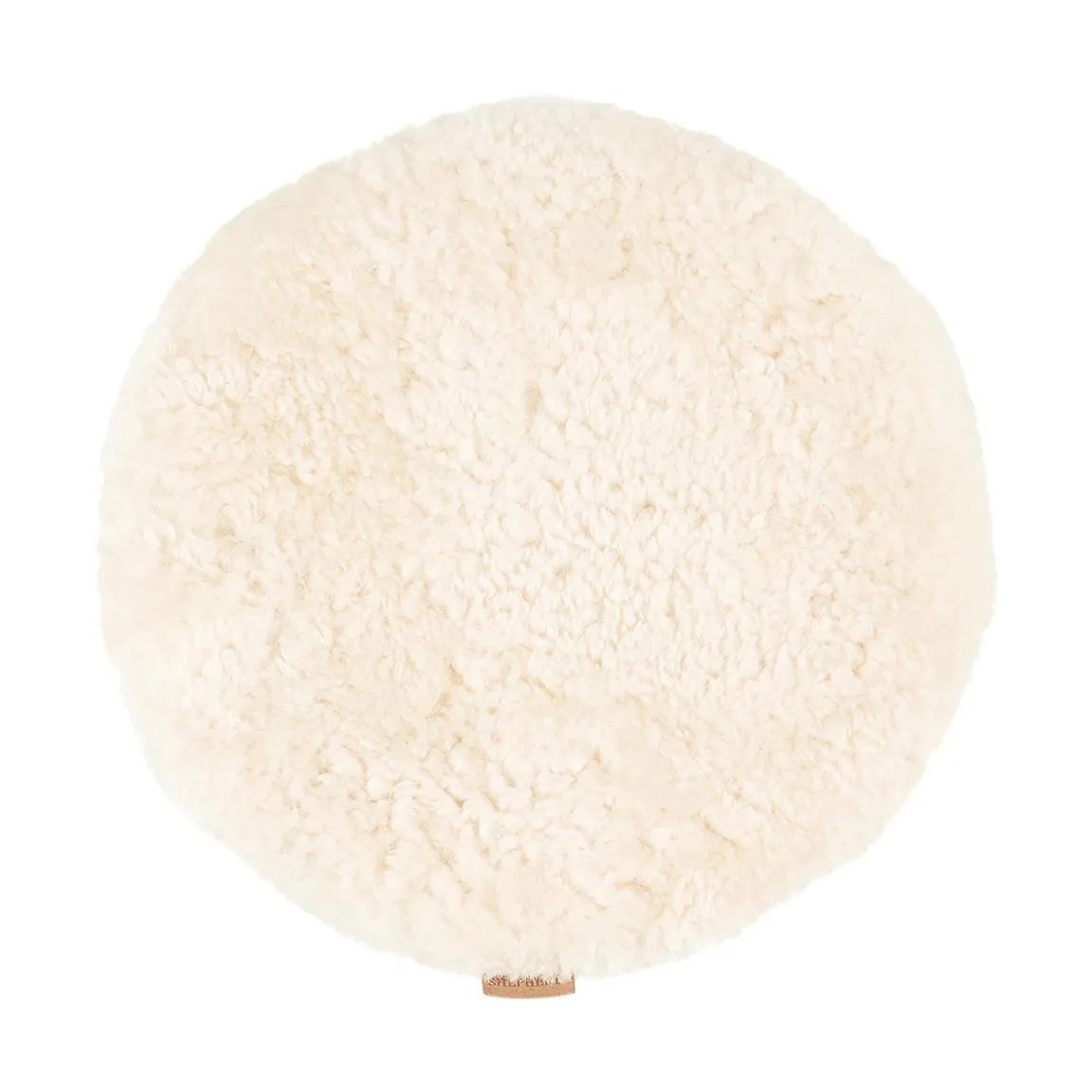 Jill stolesæde polstret, Creme (hvid), Ø36 cm Shepherd of Sweden