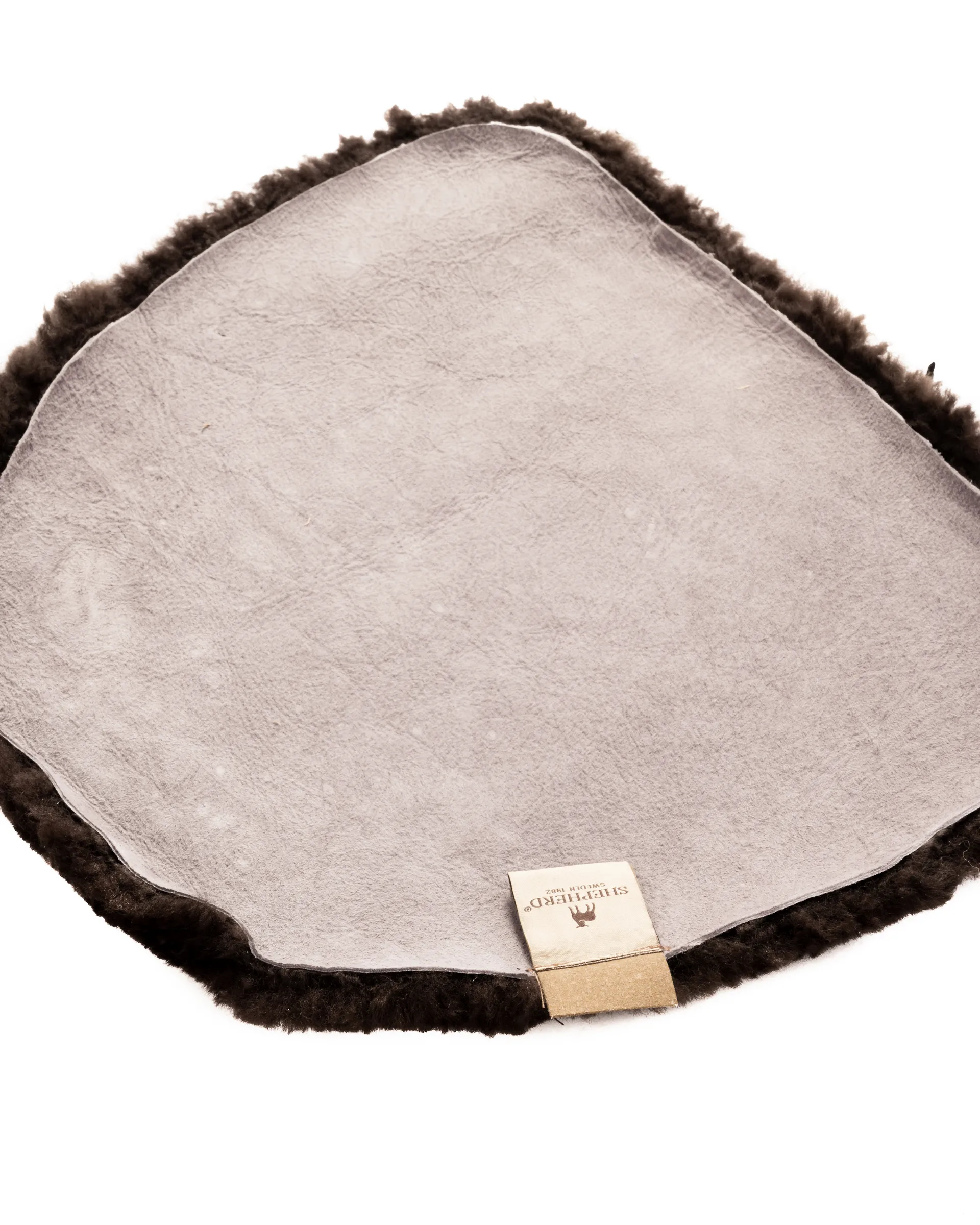 Shepherd stolehynde Ellen ikke polstret 34x36 cm, Mørkebrun Shepherd of Sweden