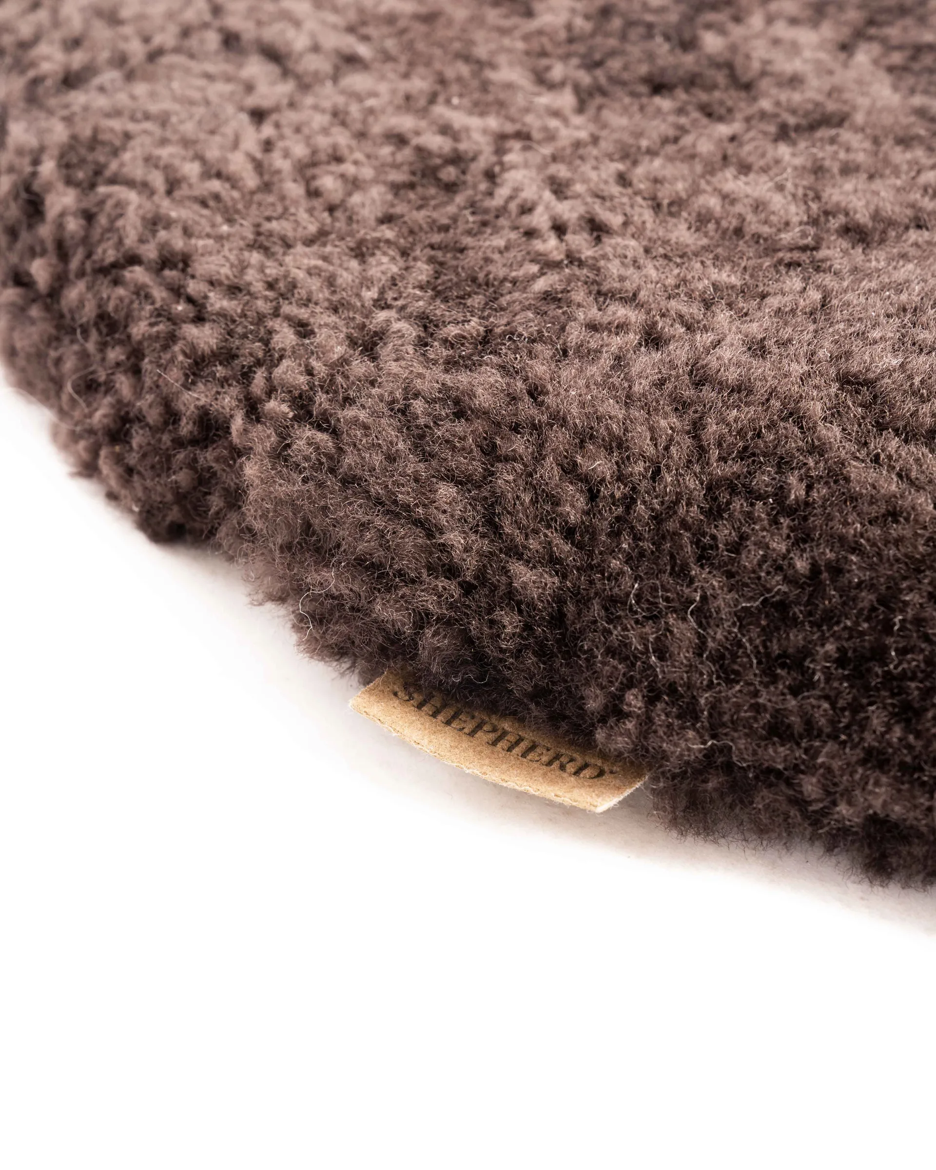 Shepherd stolehynde Judith polstret 34x36 cm, Mørkebrun Shepherd of Sweden