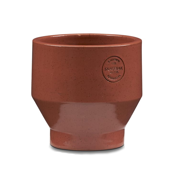 Edge urtepotte (indendørs) Ø15 cm, burned red (rød) Skagerak
