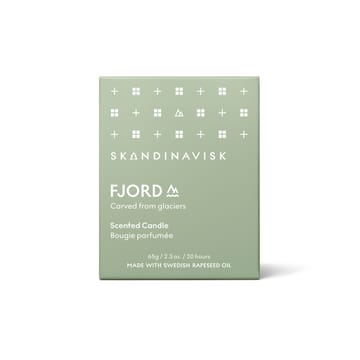 Fjord duftlys med låg - 65 g - Skandinavisk
